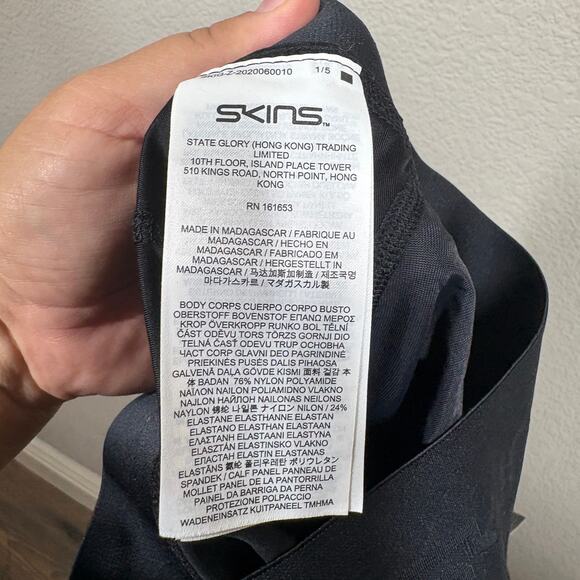SKINS Compression Series-3 Women's 7/8 Tight Size XS Black Activewear - Picture 12 of 12